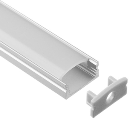 Milewood LED Işık Alüminyum Profil Havacılık 6063 17.3x7mm