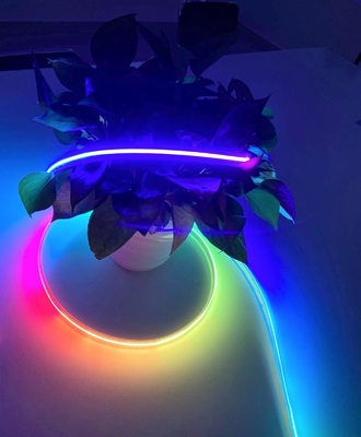IP65 Esnek COB Piksel Rgb Led Şerit Silikon Kılıflı 27w/m