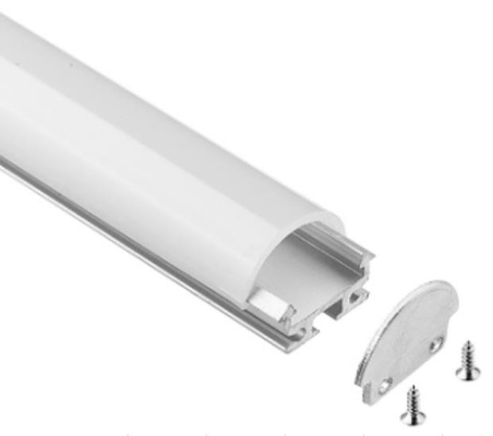 V0 Led Alüminyum Ekstrüzyon Havacılık 6063 Alüminyum Alaşımlı 18.58 X 15 Mm