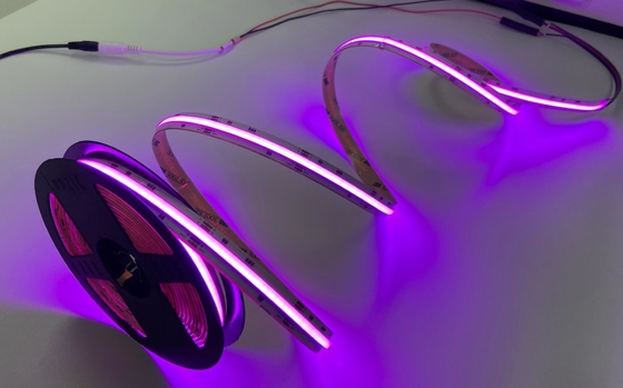 Gece Kulübü Sinema KTV için 9w 630 Cips RGB COB Strip DC24V