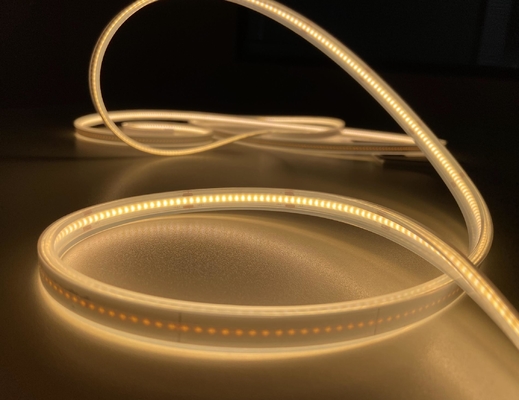 Esnek Su Geçirmez COB LED Şerit Işığı IP65 Silikon Ekstrüzyon 3000K