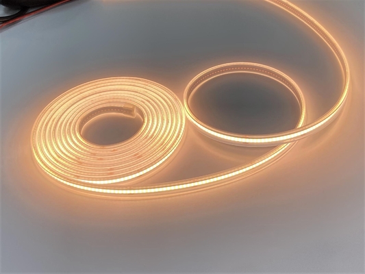 Suya Dayanıklı Esnek Cob Led Şerit IP68 Silikon Katı Ekstrüzyon 24V DC