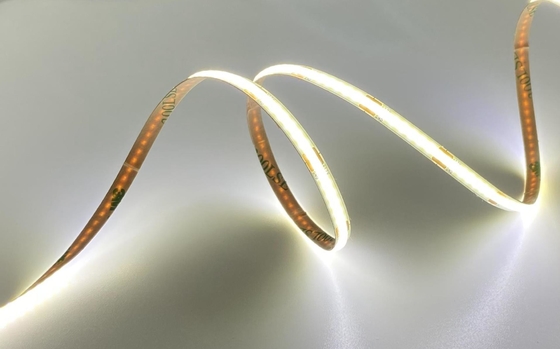 CRI90 12V LED COB Şerit Esnek Led Cob Şerit Işık 10w / M