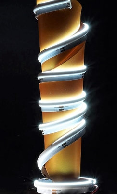 Yüksek CRI Esnek COB LED Şerit Yan Görünüm 10w 24V DC Noktasız Cob Şerit Işığı