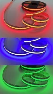 15w RGB COB Esnek Şerit Işığı 24V DC