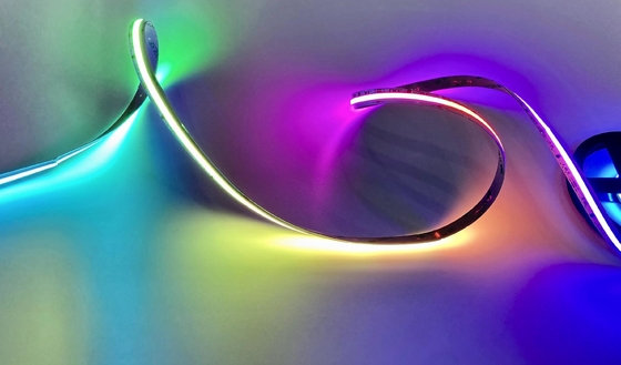 24V Adreslenebilir COB LED Şerit RGB IP20 Noktasız Led Şerit