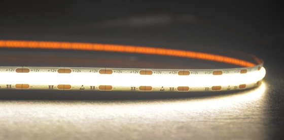 Kendinden Yapışkanlı Esnek LED COB Şerit Işığı 12V Yüksek CRI Noktasız
