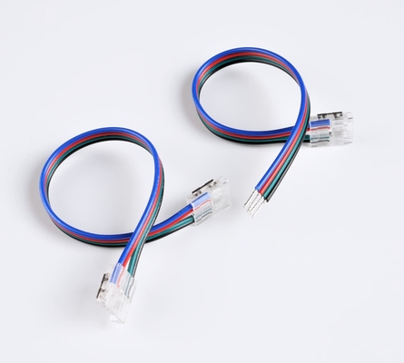 RGB LED Şerit Işık Aksesuarları Led Şerit Konnektör 4 Pin