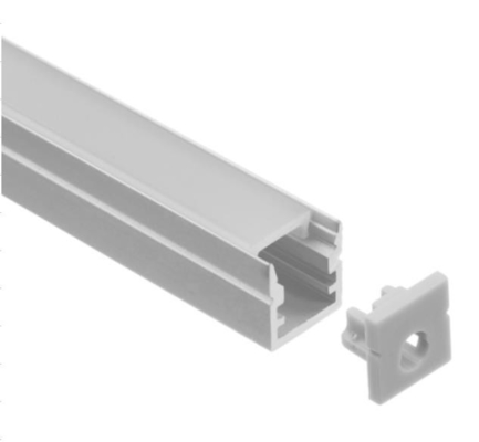 Alev Geciktirici LED Işık Alüminyum Profil 10 X 10mm Led Alüminyum Kanal