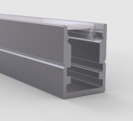 Havacılık 6063 Alüminyum Gömme Led Profil 10 X 13mm Hava Koşullarına Dayanıklı