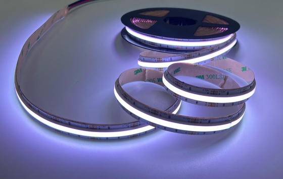 RGB Cob Led Bant Işığı 15w DC 12v Bant Işığı 1008 Cips