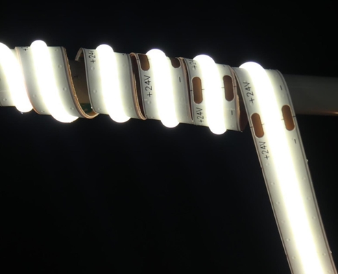 Hign CRI 10w Esnek Cob Led Bant IP20 504 Cips 35.7mm Uzunluk